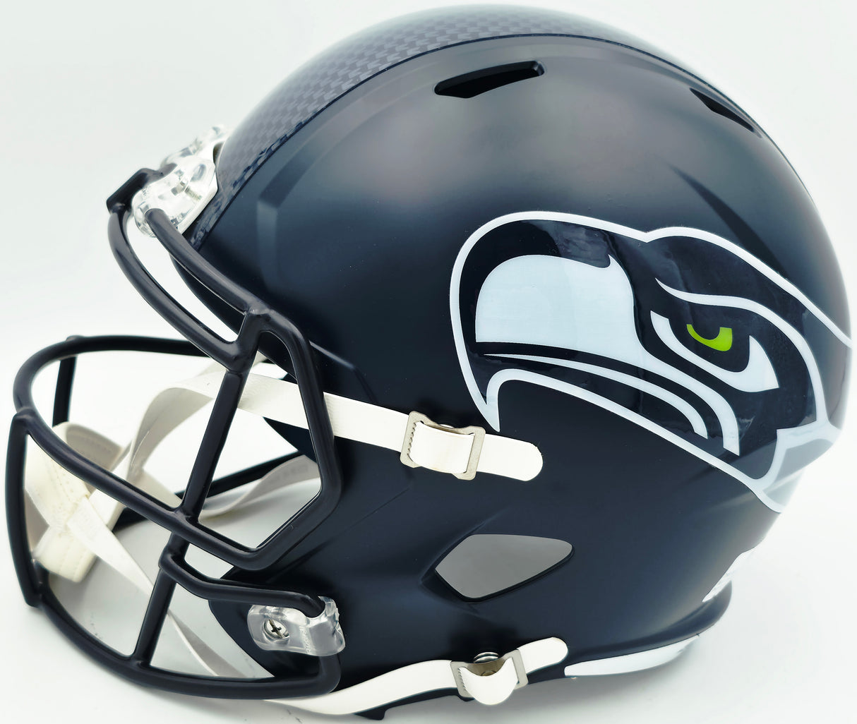 Earl Thomas Autographed Seattle Seahawks Blue Full Size Speed Replica Helmet Beckett BAS Witness #4W147354