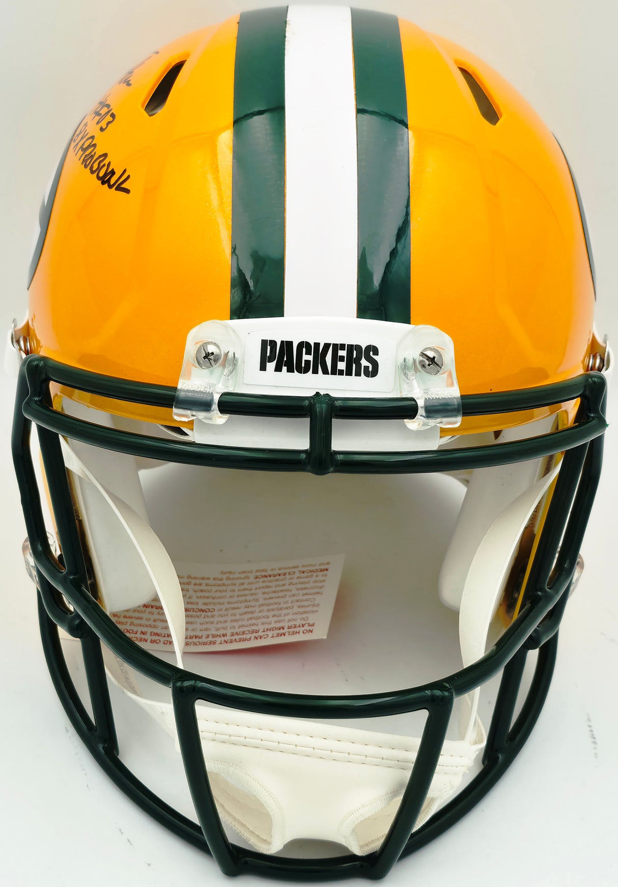 James Lofton Autographed Green Bay Packers Yellow Full Size Speed Authentic Helmet "HOF 03, 8x Pro Bowl" Beckett BAS Witness #3W397650