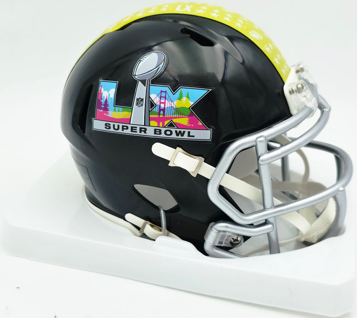 Nick Emmanwori Autographed Seattle Seahawks Black Super Bowl LX Logo Speed Mini Helmet Beckett BAS Witness #3W319892