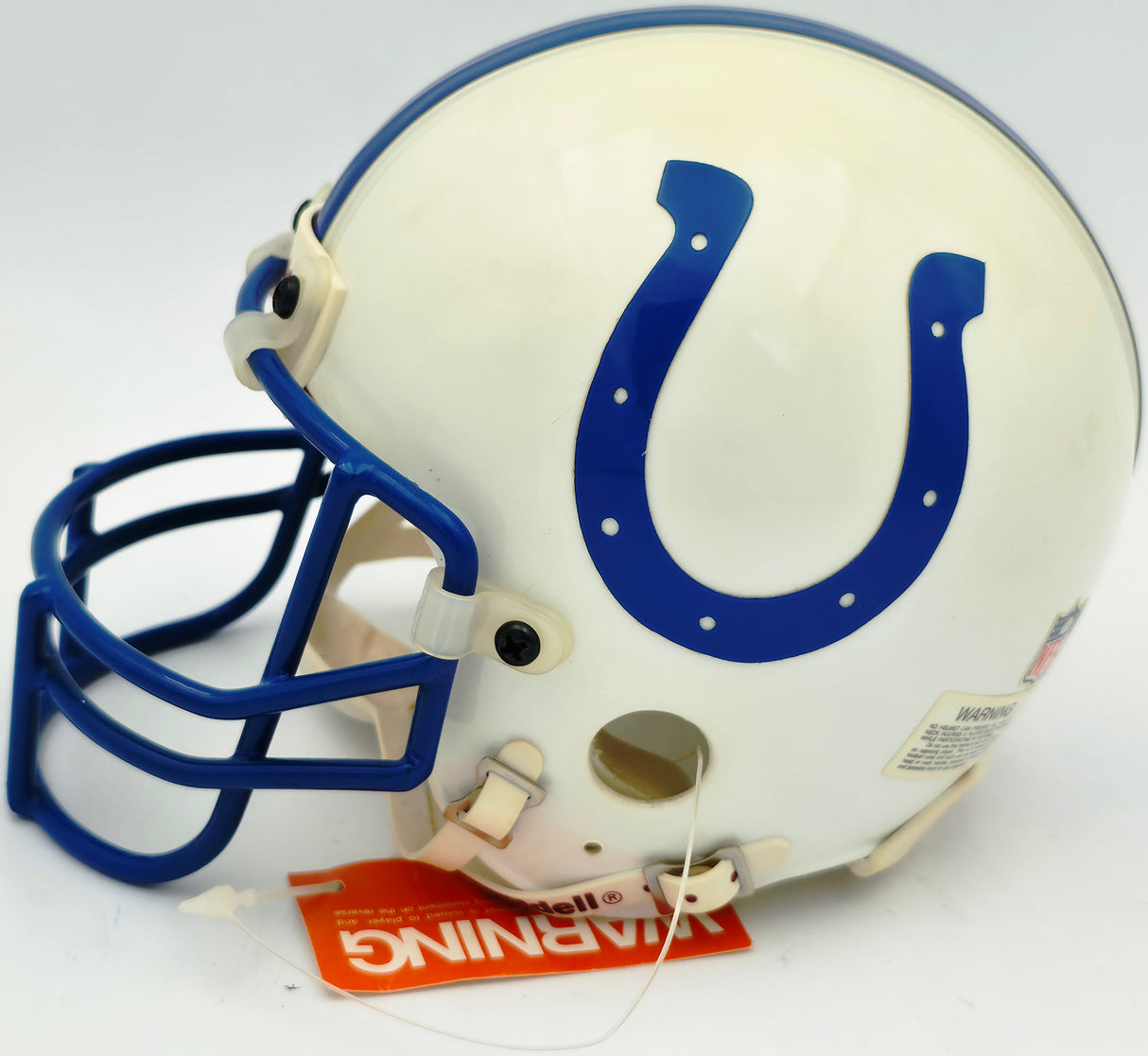 Johnny Unitas Autographed Baltimore Colts White Riddell Mini Helmet Beckett BAS #AE85517