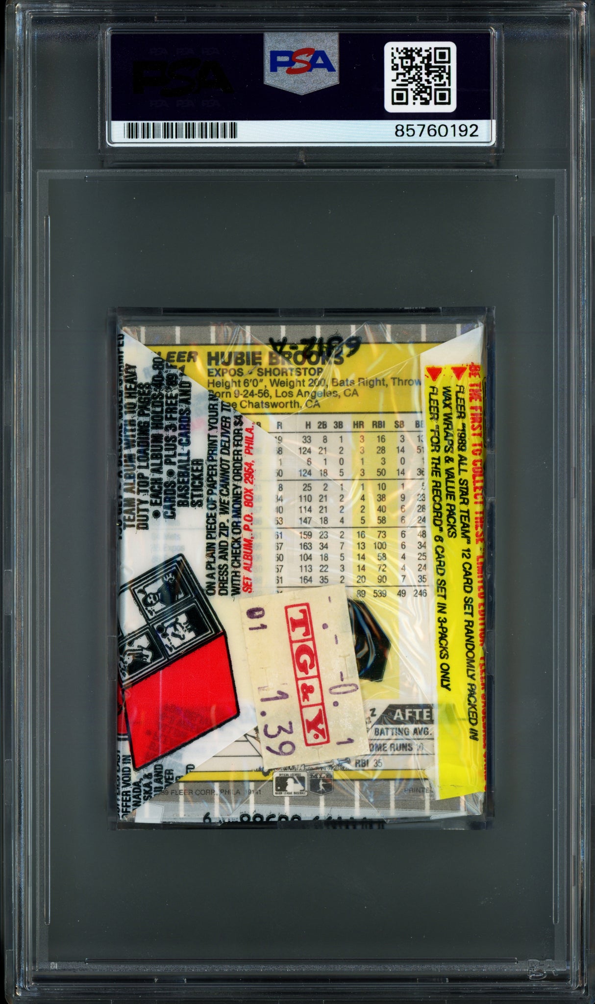 Ken Griffey Jr. Autographed Rookie 1989 Fleer Cello Card Pack Seattle Mariners PSA/DNA #85760192