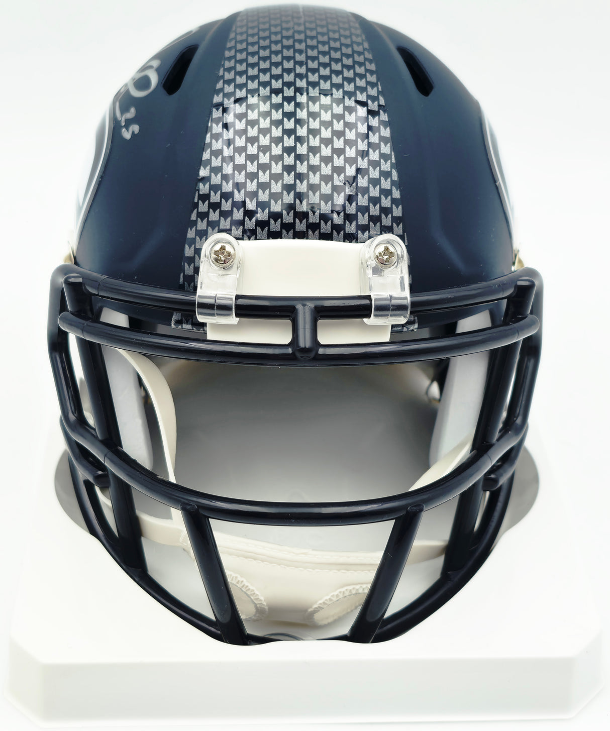 Richard Sherman Autographed Seattle Seahawks Blue Speed Mini Helmet RS Holo #12720
