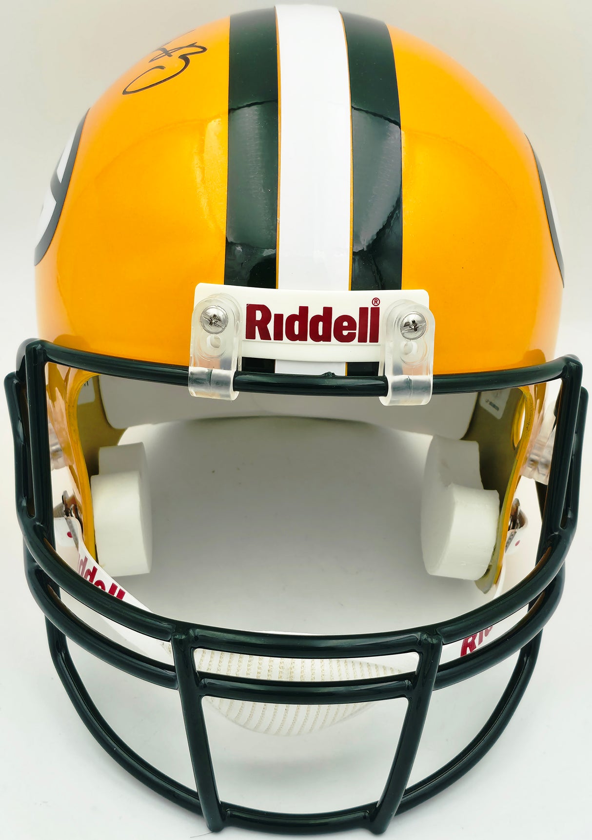 Aaron Rodgers Autographed Green Bay Packers Yellow Replica Full Size Helmet PSA/DNA #T25944