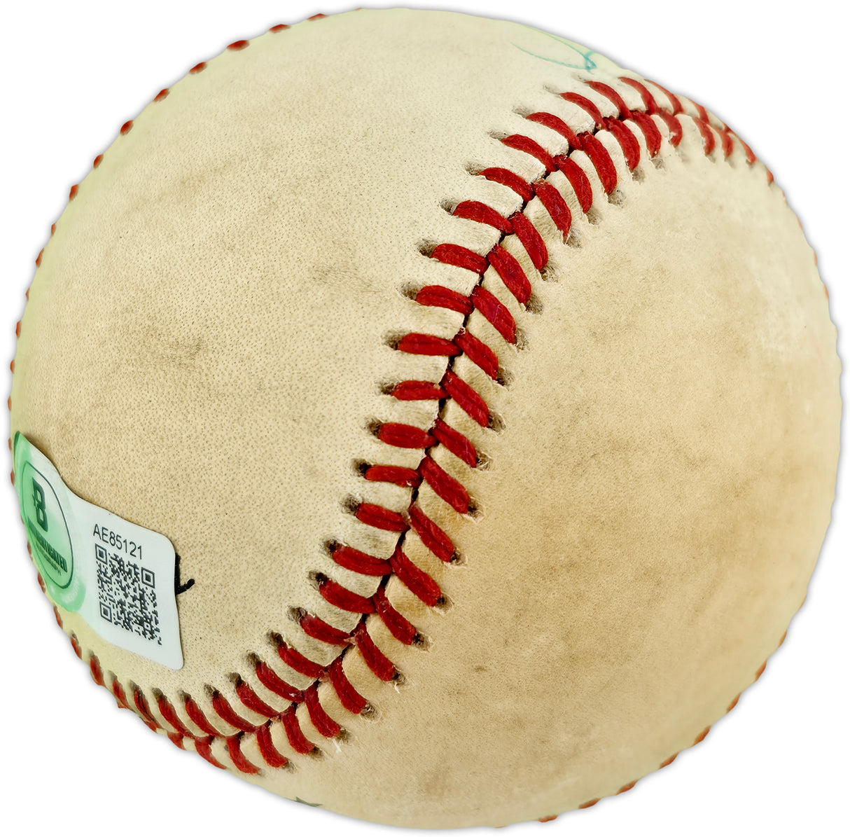 Hank Aaron Autographed Official NL Baseball Atlanta Braves Beckett BAS #AE85121