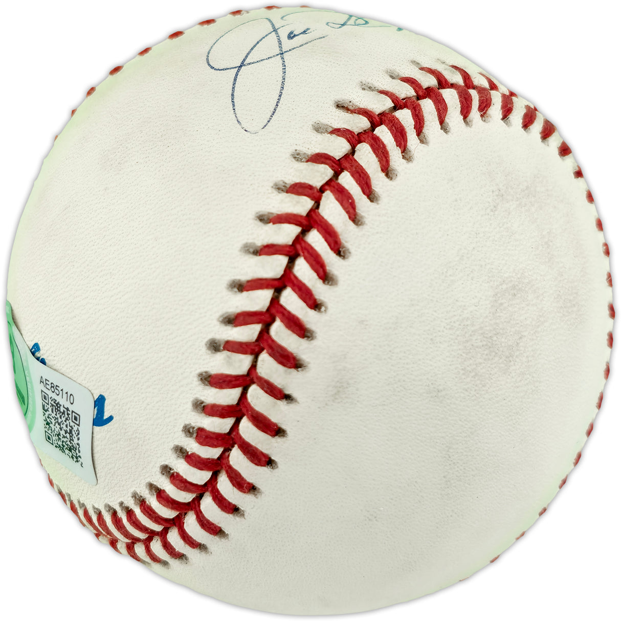 Joe DiMaggio Autographed Official AL Baseball New York Yankees Beckett BAS #AE85110