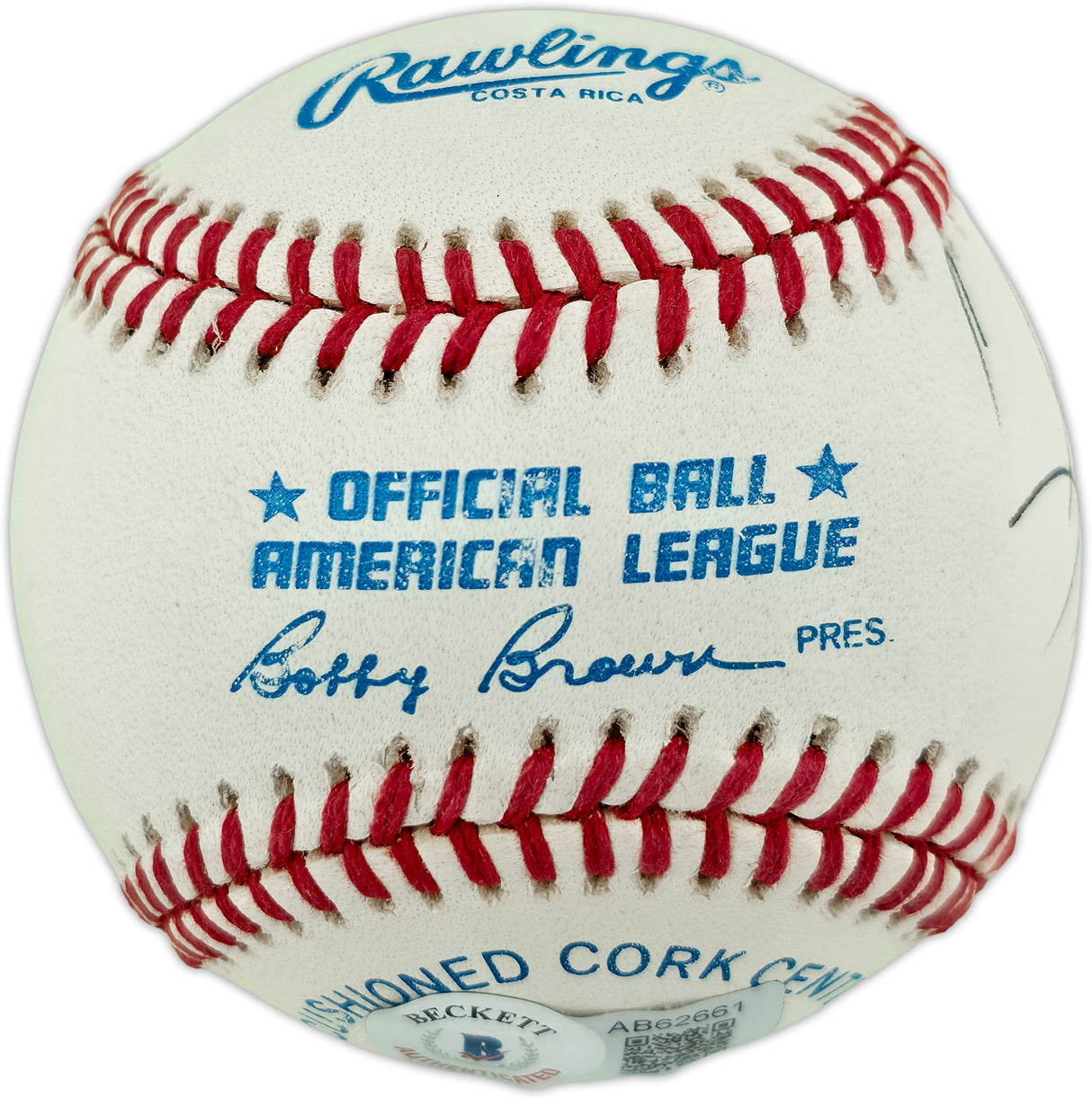 Ken Griffey Jr., Shawn Kemp & Rick Mirer Autographed Official AL Baseball Seattle Mariners Beckett BAS #AB62661