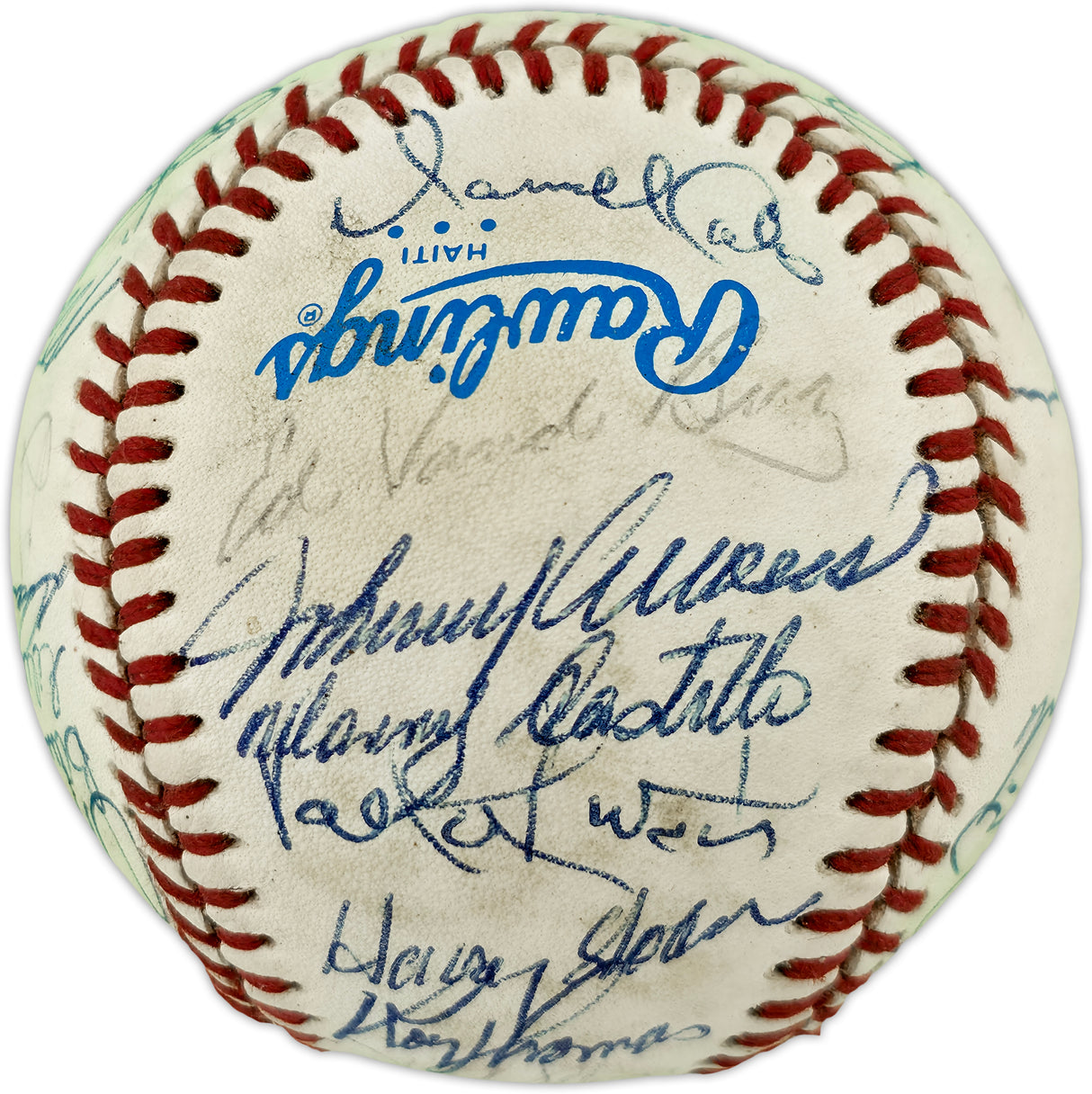 1983-84 Seattle Mariners Team Autographed Official MacPhail AL Baseball With 33 Signatures SKU #263391