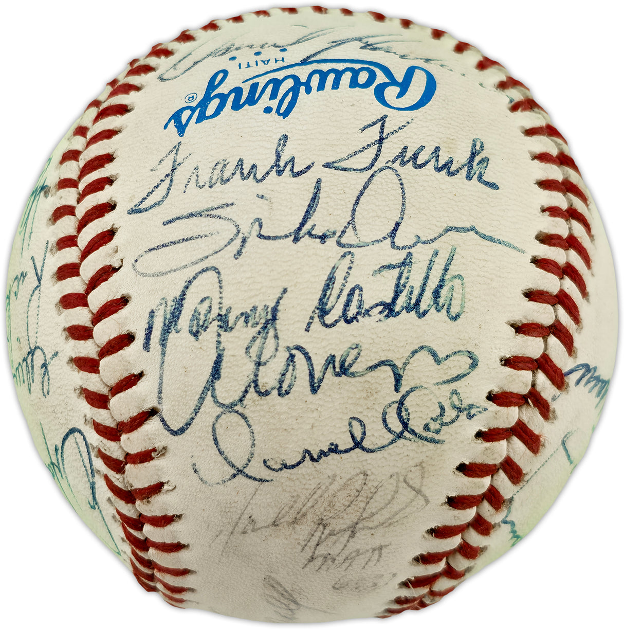 1983-84 Seattle Mariners Team Autographed Official MacPhail AL Baseball With 31 Signatures SKU #263393