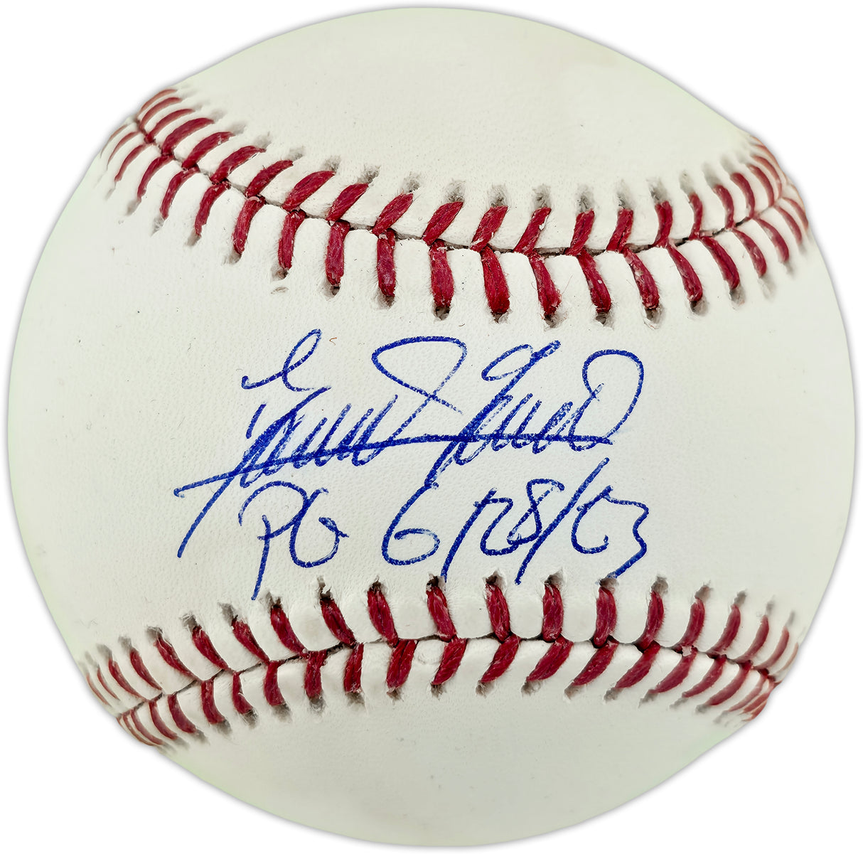 Domingo German Autographed Official MLB Baseball New York Yankees "PG 6/28/23" Beckett BAS Witness #4W396738