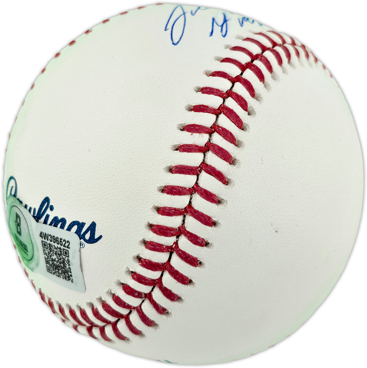 Jose Canseco Autographed Official MLB Baseball Oakland A's "Godfather of Steroids" (Smudged) Beckett BAS Witness #4W396522