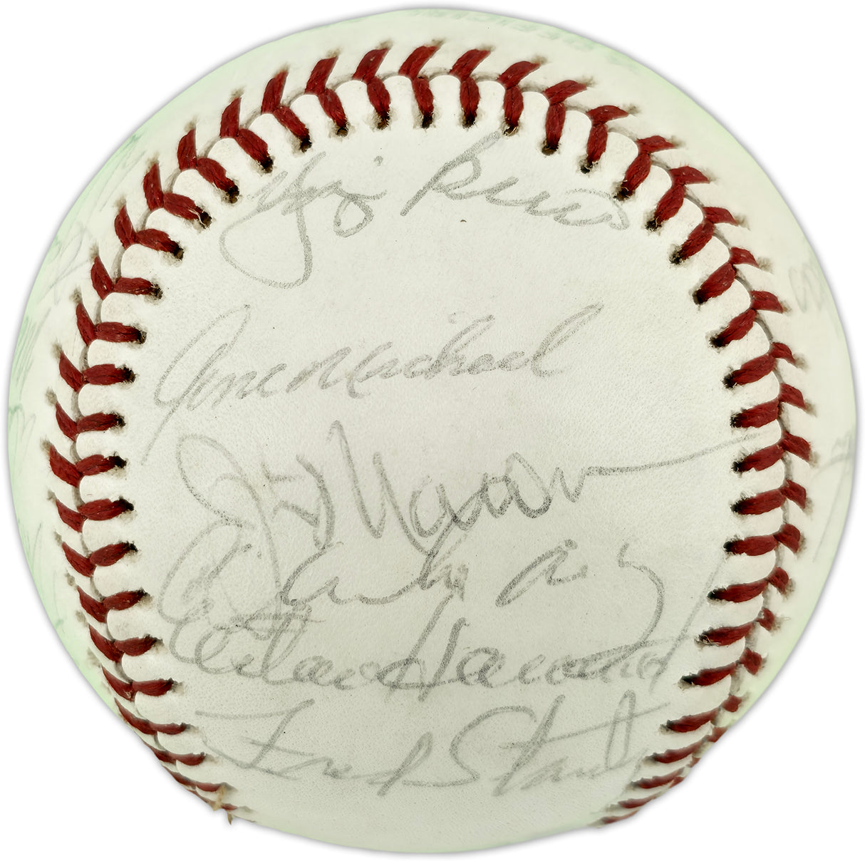 1973 New York Yankees Autographed Official MacPhail AL Baseball With 21 Signatures Including Thurman Munson Beckett BAS #AE85549