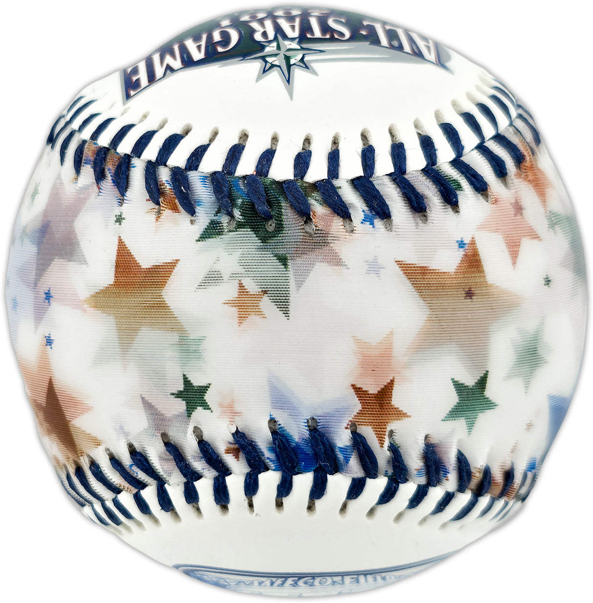 Ichiro Suzuki Autographed Official 2001 All Star Game Logo Fotoball Baseball Seattle Mariners Beckett BAS Witness #4W624937