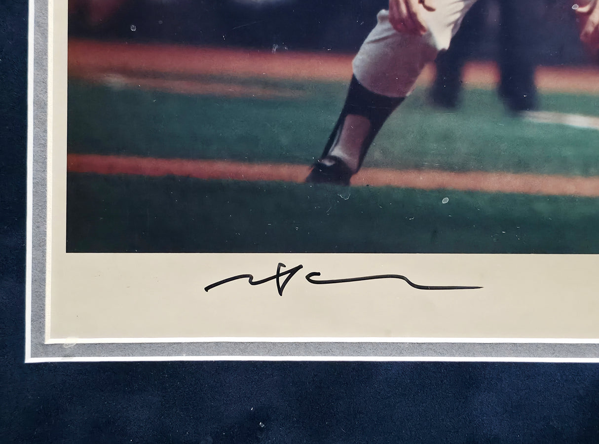 Mickey Mantle Autographed Framed Neil Leifer 16x20 Photo New York Yankees UDA Holo & JSA #X66209