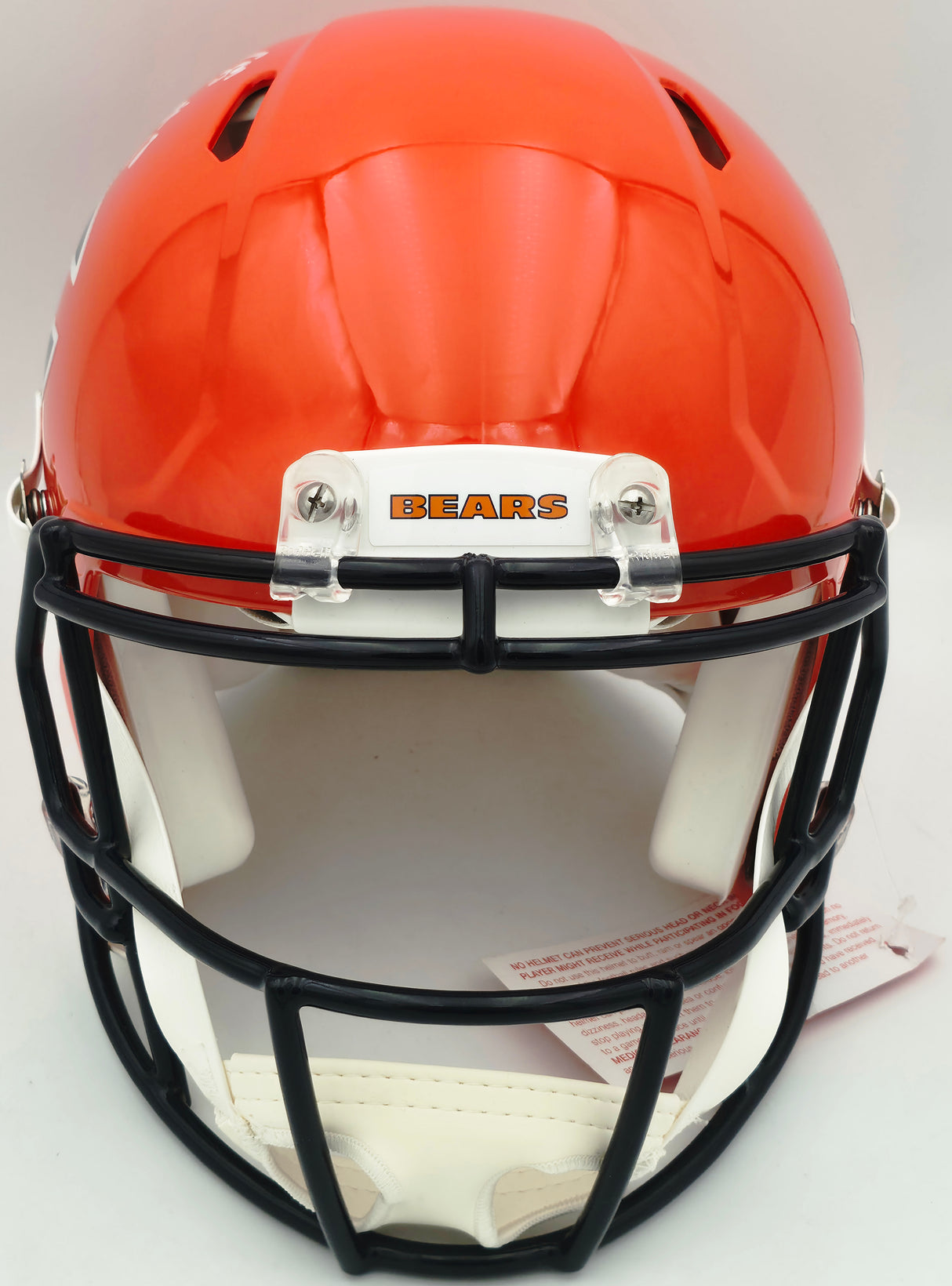Brian Urlacher Autographed Chicago Bears Orange Full Size Speed Authentic Helmet "HOF 18" Beckett BAS Witness #4W155642