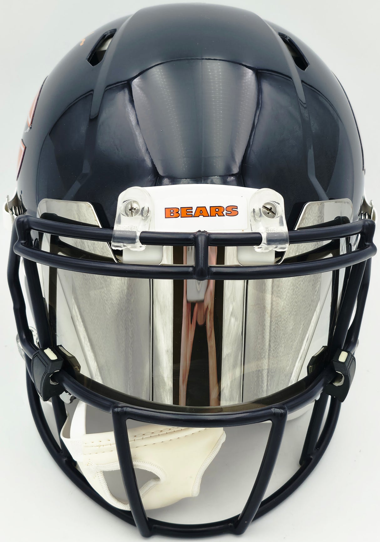 Jim McMahon Autographed Chicago Bears Blue Full Size Speed Authentic Helmet Beckett BAS Witness #2W802812