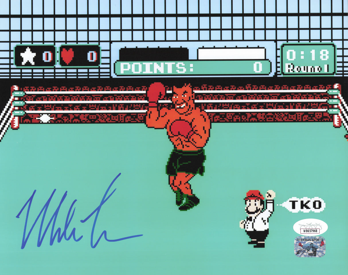 Mike Tyson Autographed 8x10 Photo Punch-Out!! JSA #WB657968