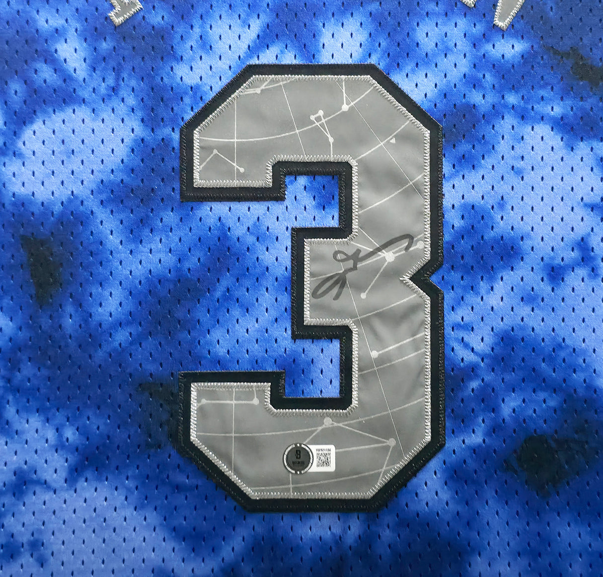 Philadelphia 76ers Allen Iverson Autographed Framed Blue & Gray Mitchell & Ness HWC Swingman Jersey Beckett BAS Witness #1W901186