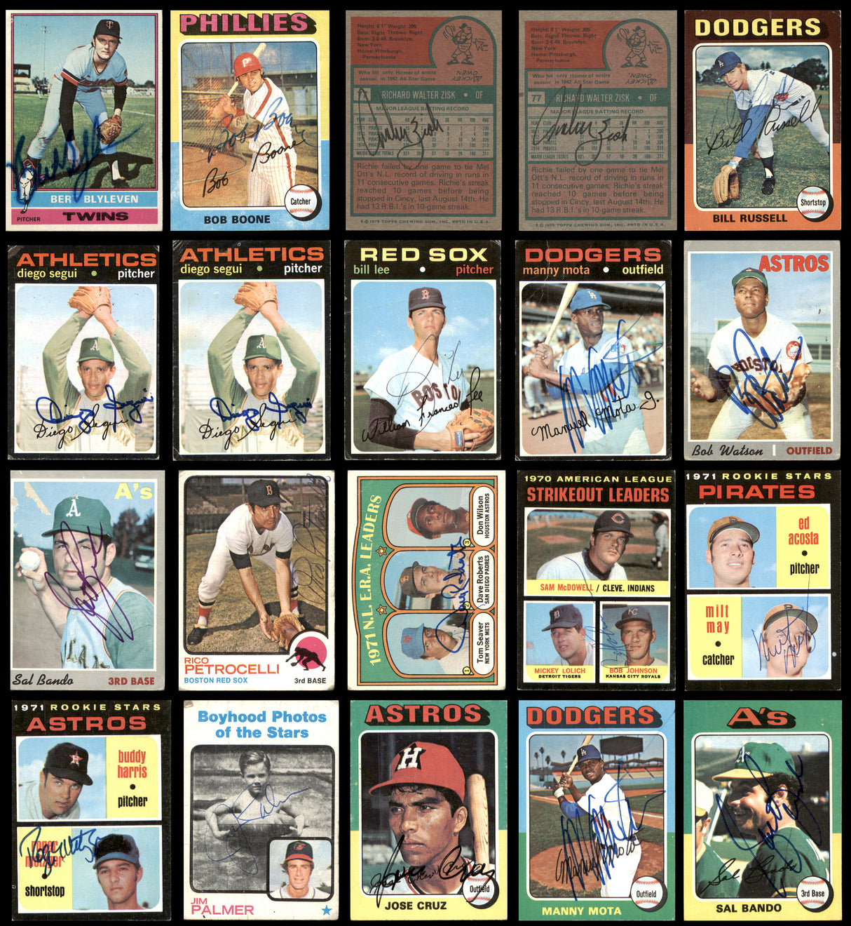125 Count Lot of Autographed Multi-Sport Cards SKU #266581
