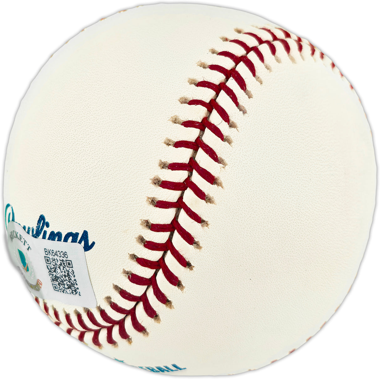 Randy Johnson Autographed Official MLB Baseball New York Yankees "#41" Beckett BAS QR #BK64336