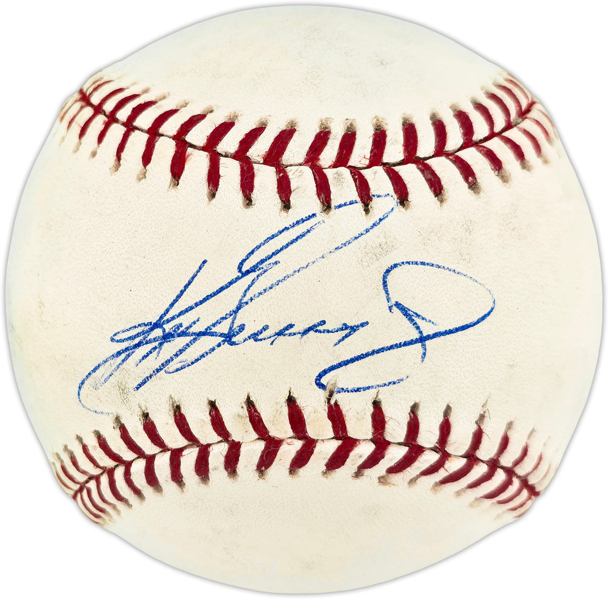 Ken Griffey Jr. Autographed Official MLB Baseball Seattle Mariners Beckett BAS QR #BK64342