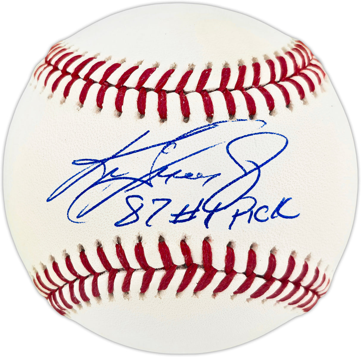 Ken Griffey Jr. Autographed Official MLB Baseball Seattle Mariners "87 #1 Pick" Beckett BAS Witness #4W748755