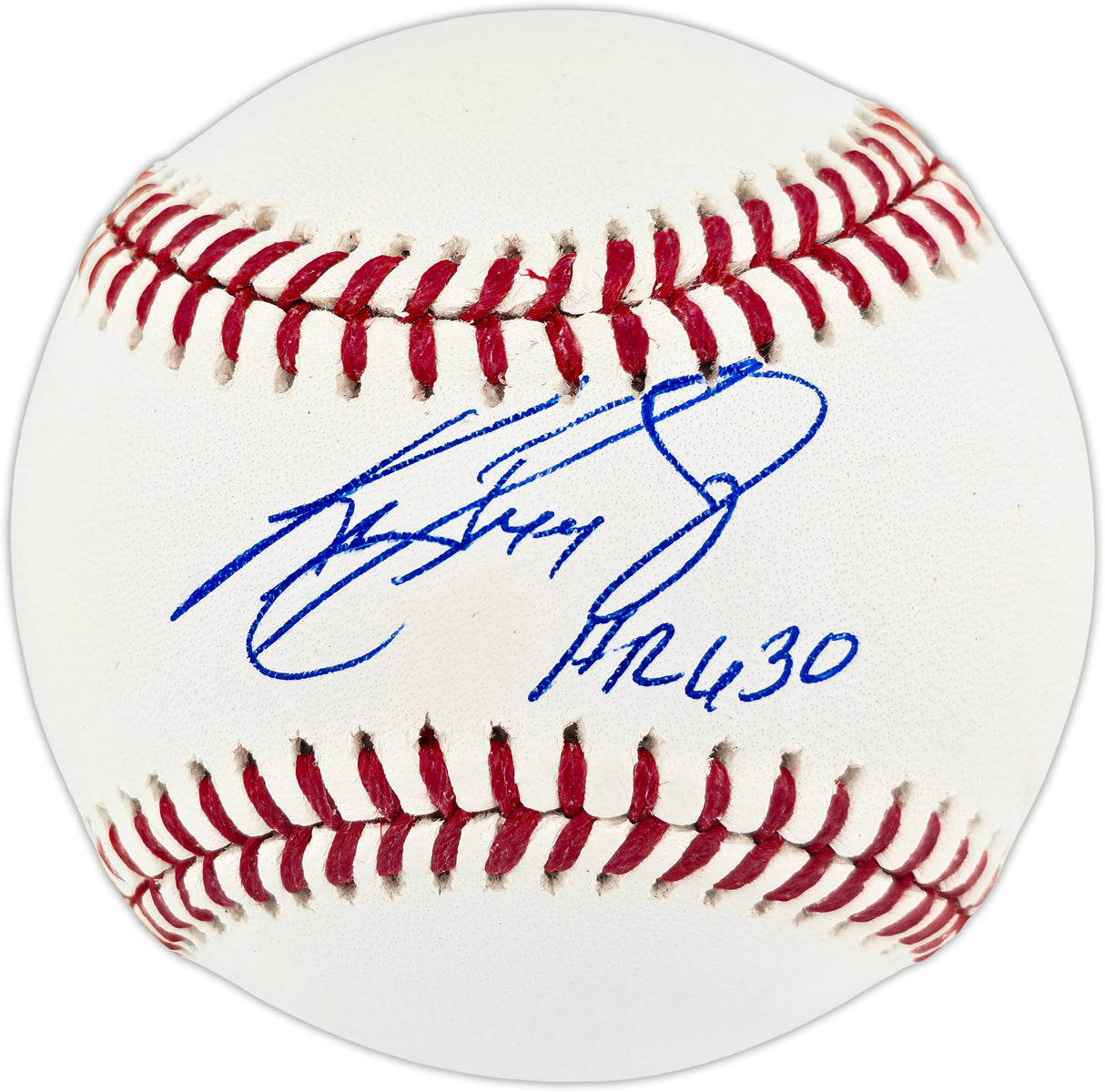 Ken Griffey Jr. Autographed Official MLB Baseball Seattle Mariners "HR 630" Beckett BAS Witness #4W748739