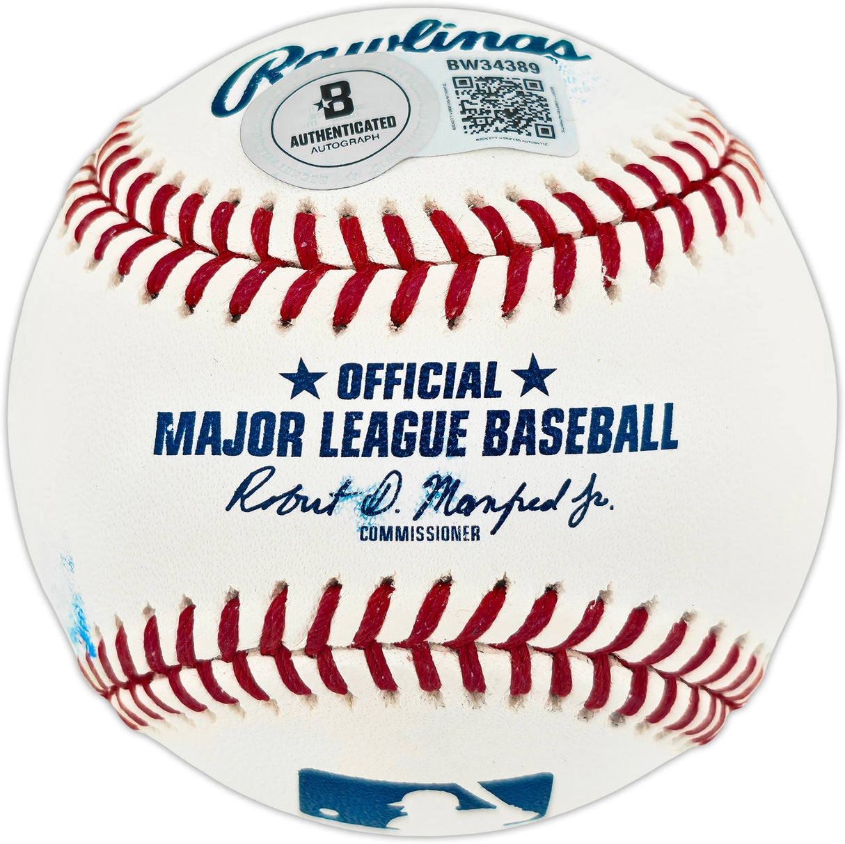 Frank Thomas Autographed Official MLB Baseball Chicago White Sox Beckett BAS QR #BW34389