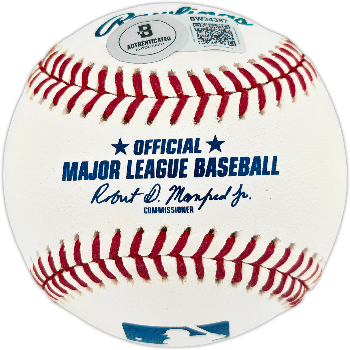 Frank Thomas Autographed Official MLB Baseball Chicago White Sox Beckett BAS QR #BW34387