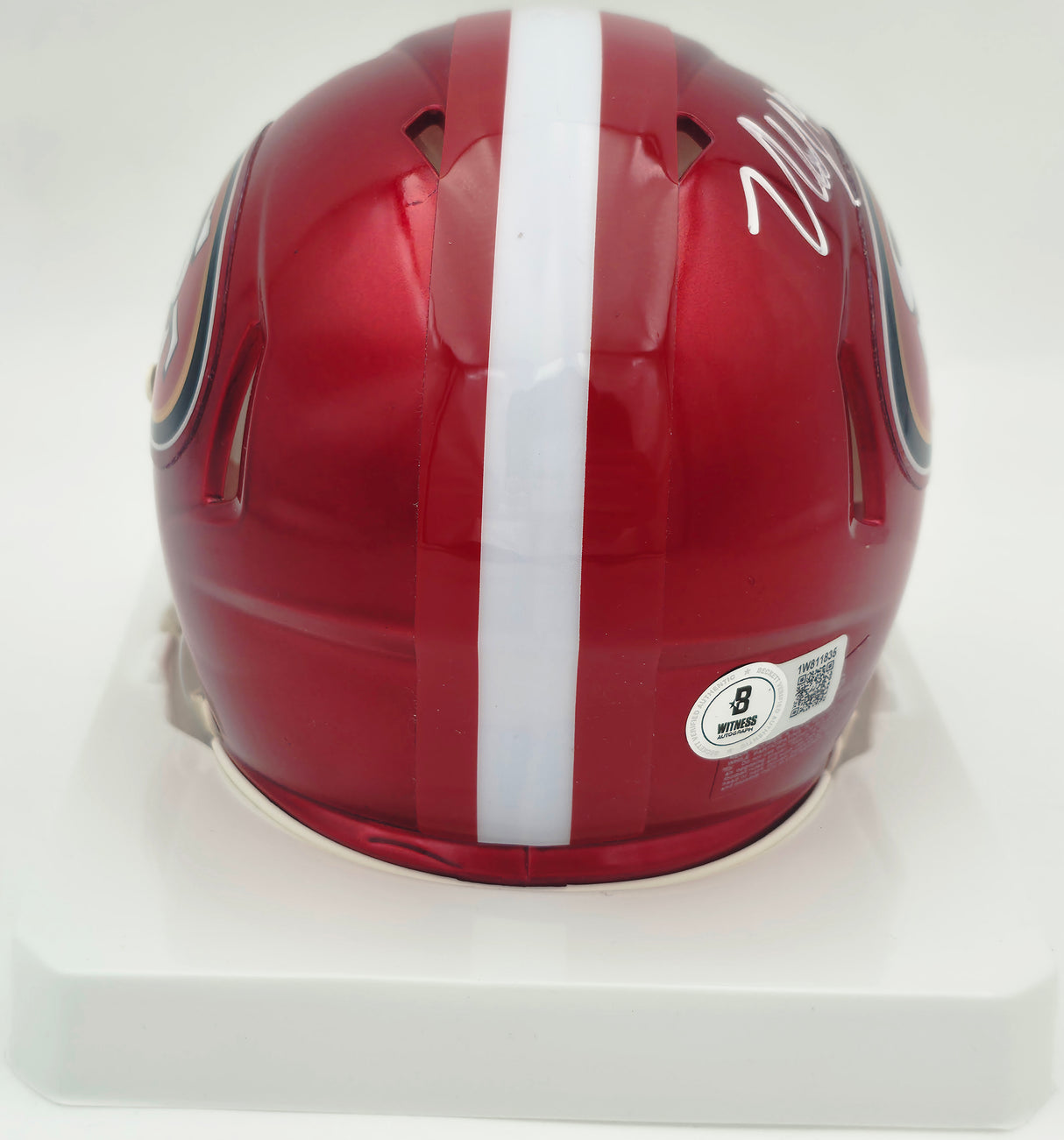 Nick Bosa Autographed San Francisco 49ers Flash Red Speed Mini Helmet Beckett BAS Witness #1W811835