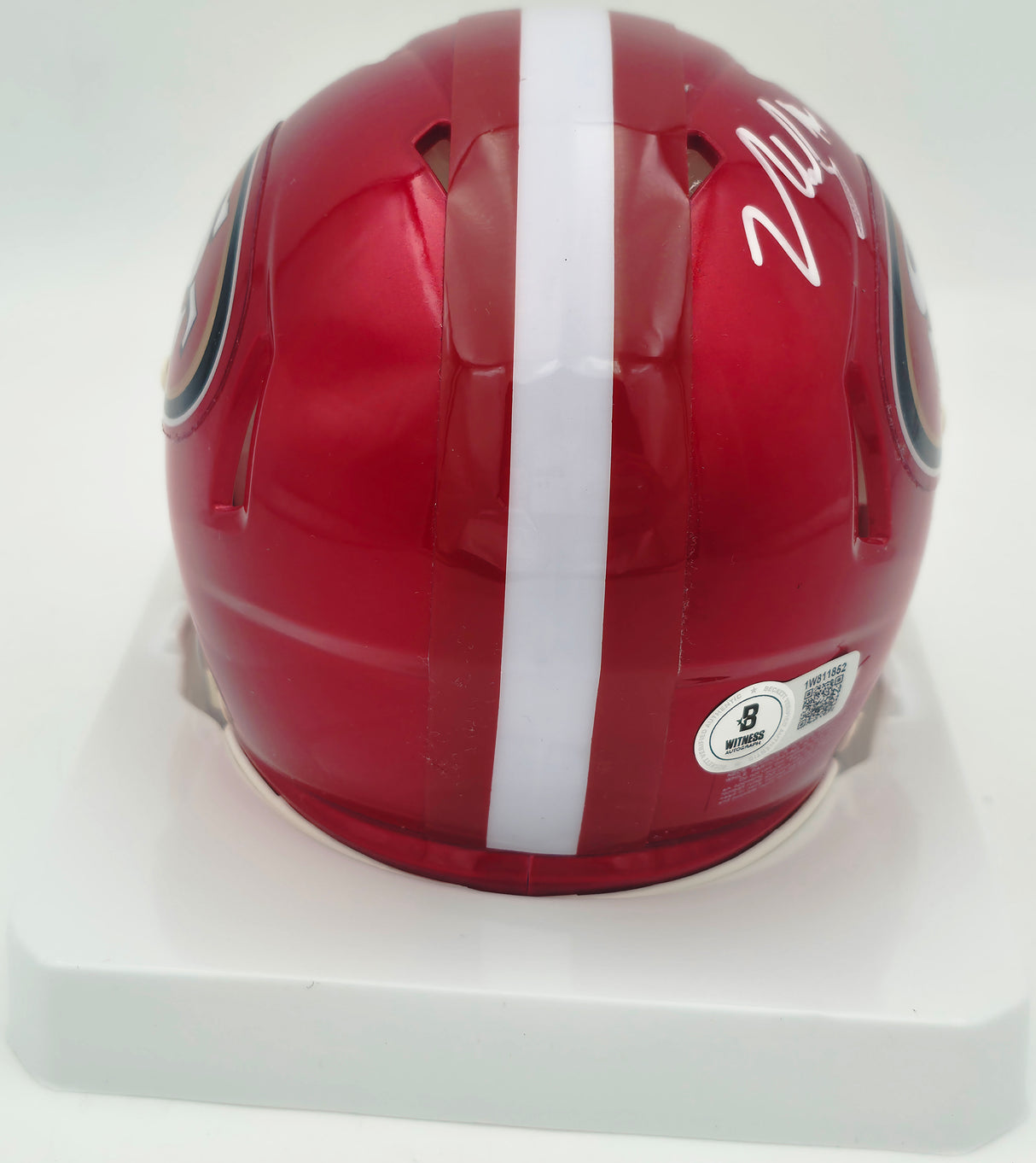 Nick Bosa Autographed San Francisco 49ers Flash Red Speed Mini Helmet Beckett BAS Witness #1W811852