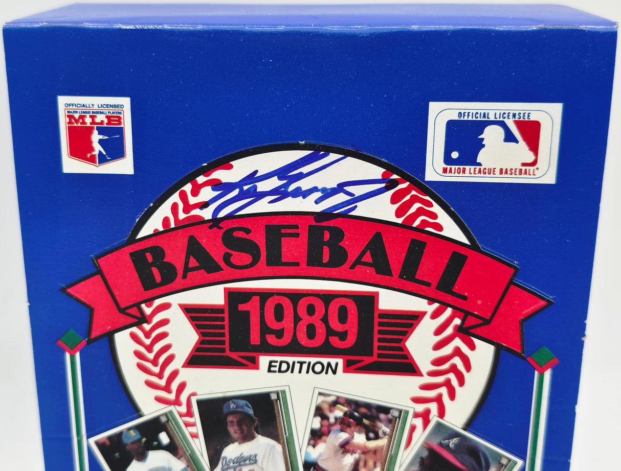 Ken Griffey Jr. Autographed 1989 Upper Deck Baseball Empty Box Seattle Mariners Beckett BAS Witness #4W749334