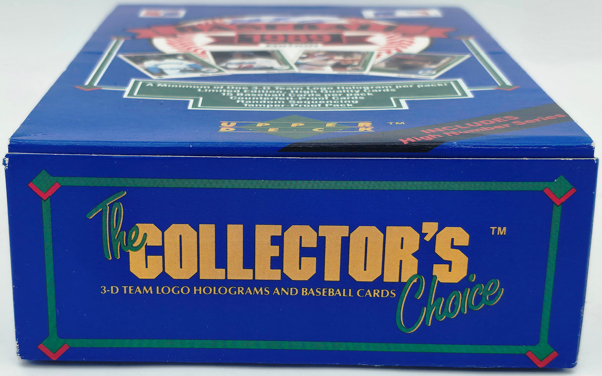 Ken Griffey Jr. Autographed 1989 Upper Deck Baseball Empty Box Seattle Mariners Beckett BAS Witness #4W749334