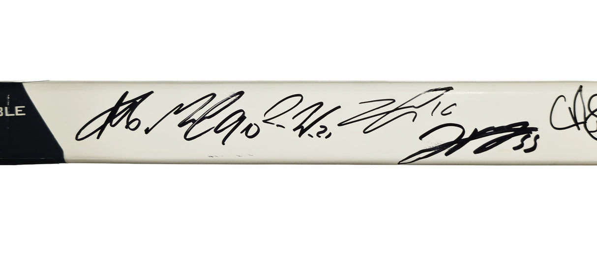 2021-22 Seattle Kraken Inaugural Team Autographed Hockey Stick With 21 Signatures Beckett BAS #AE49011