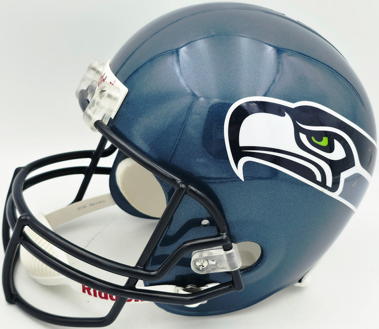Jerry Rice Autographed Seattle Seahawks Blue Full Size Replica Helmet "HOF 2010" PSA/DNA #Q68442