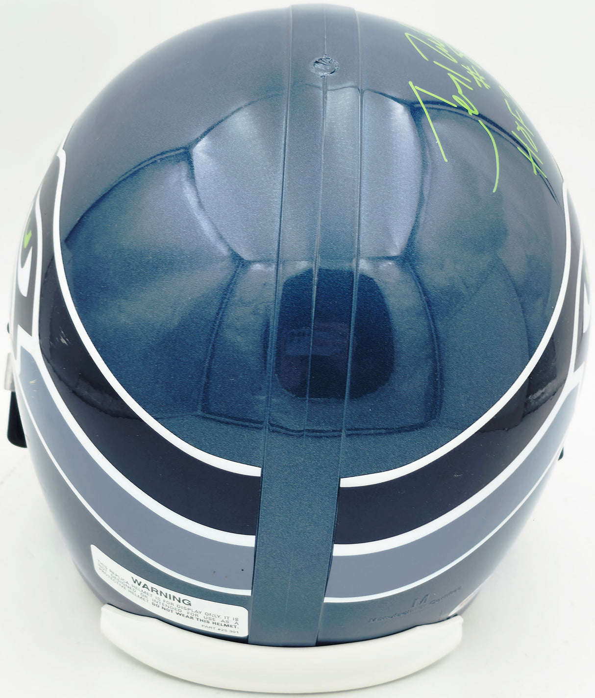 Jerry Rice Autographed Seattle Seahawks Blue Full Size Replica Helmet "HOF 2010" PSA/DNA #Q68442