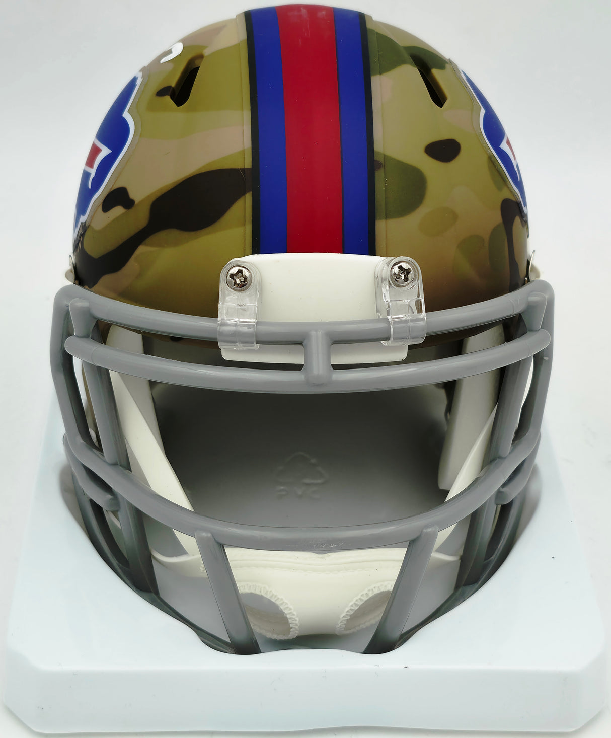 Josh Allen Autographed Buffalo Bills Camo Speed Mini Helmet Beckett BAS Witness #1W915874