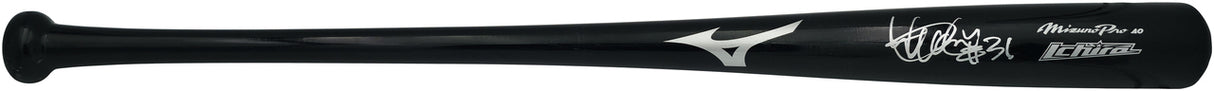 Ichiro Suzuki Autographed Mizuno Game Issued Game Bat 51 AD31 Baseball Bat New York Yankees "#31" Beckett BAS QR #BX67598