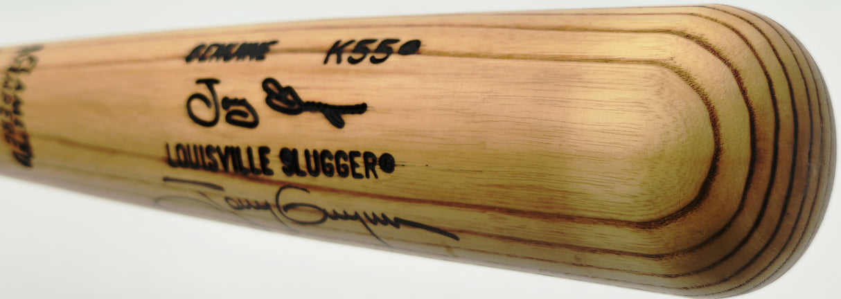 Tony Gwynn Autographed Louisville Slugger Model K55 Baseball Bat San Diego Padres Beckett BAS QR #BX67588