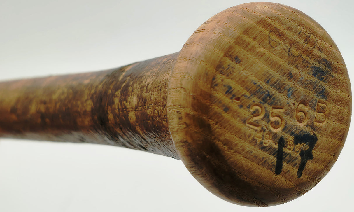 Mark Grace Autographed Game Used Uncracked Rawlings 256B Baseball Bat Chicago Cubs Beckett BAS QR #BX67578
