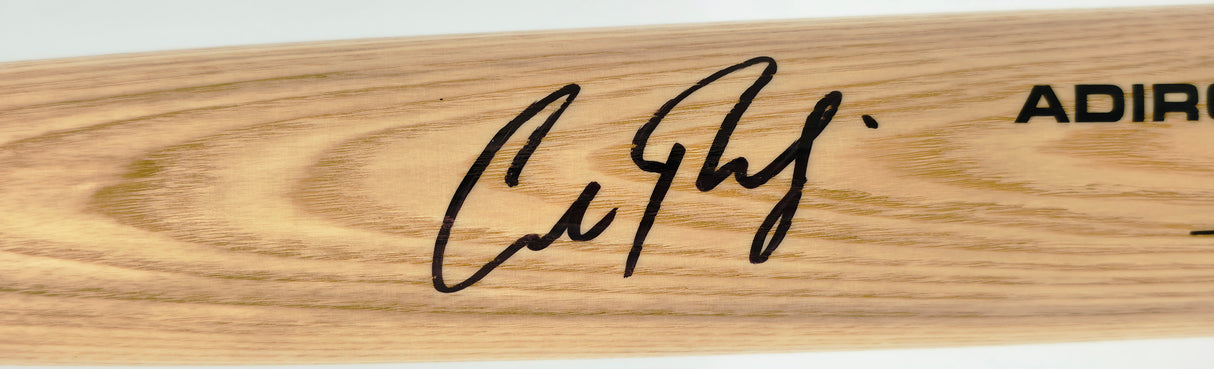 Cal Raleigh Autographed Blonde Rawlings Adirondack Baseball Bat Seattle Mariners MLB Holo #PX487514