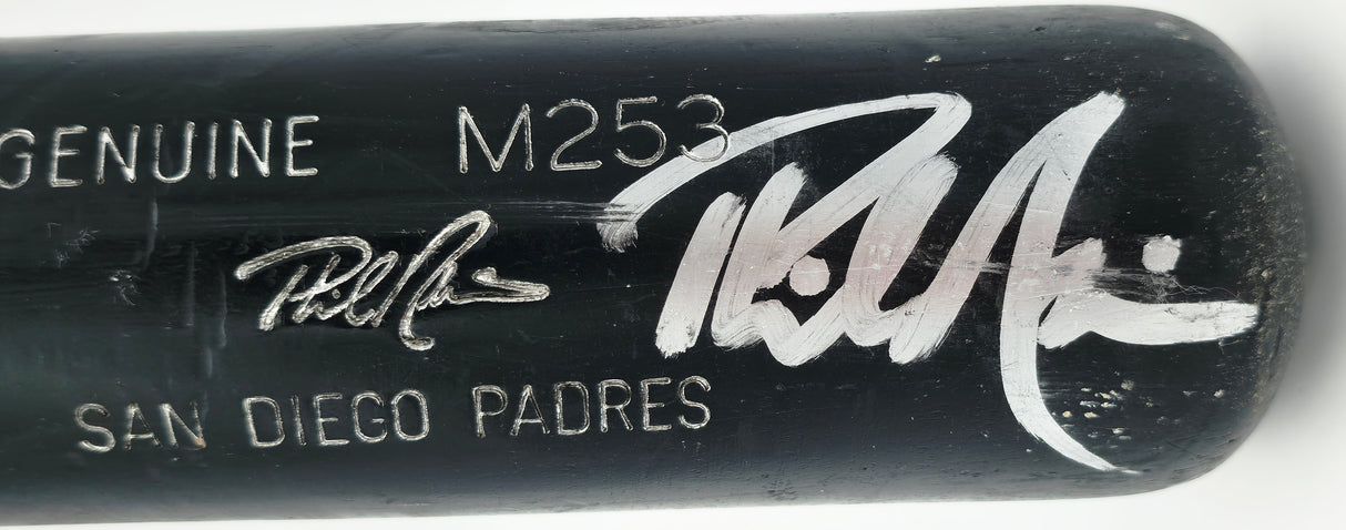 Phil Nevin Autographed Black Louisville Slugger M253 Game Used Baseball Bat San Diego Padres (Smudged) SKU #267234