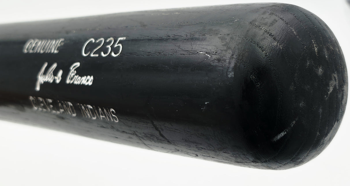 Unsigned Julio Franco Black Luisville Slugger C235 Game Used Baseball Bat SKU #267237