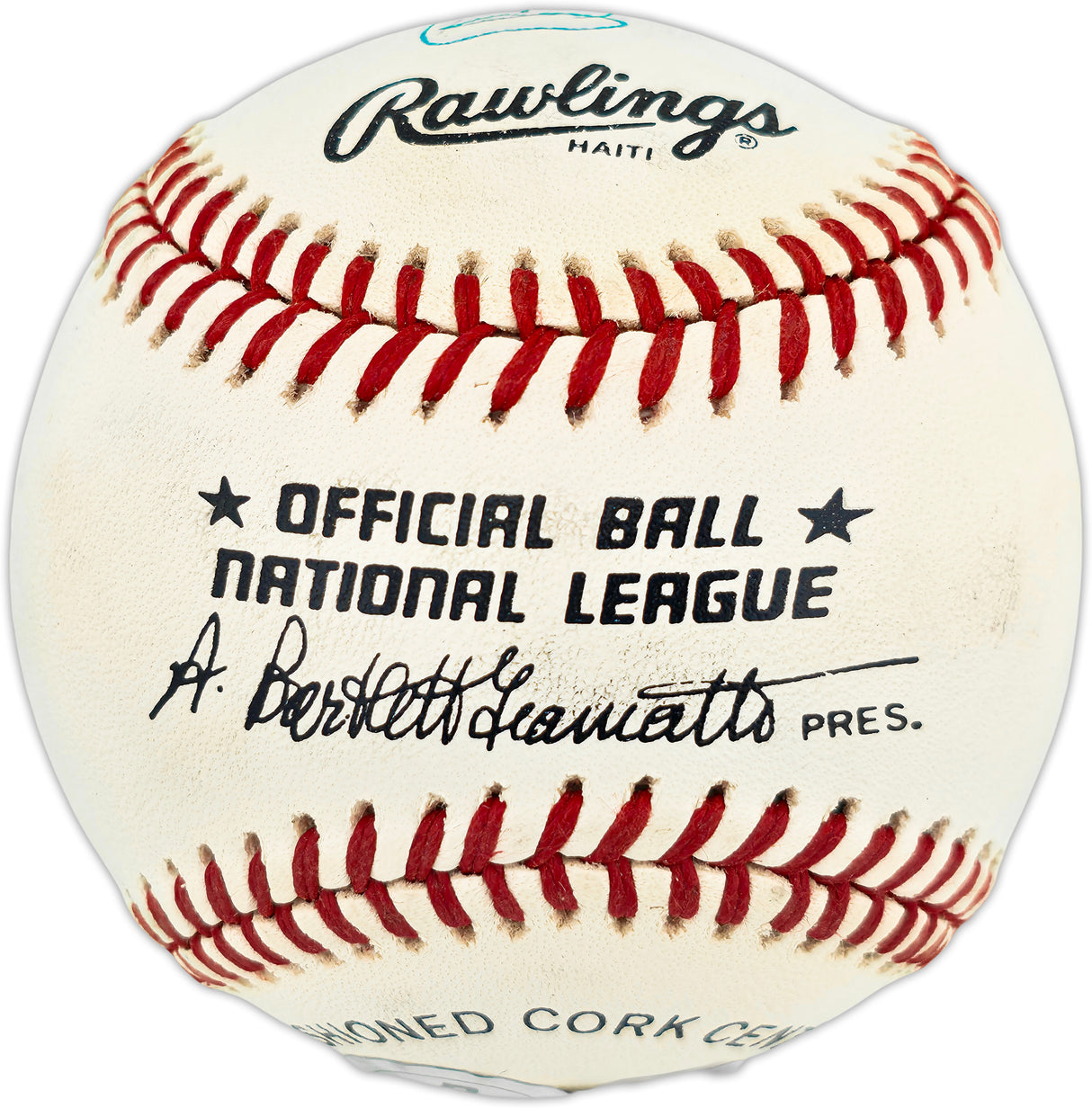Buck Leonard Autographed Official NL Baseball Negro Leagues Beckett BAS QR #BX67620