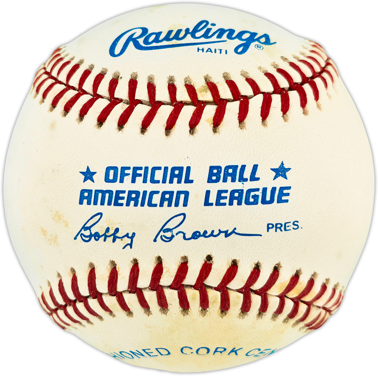 Allie Reynolds Autographed Official AL Baseball New York Yankees Beckett BAS QR #BX67623