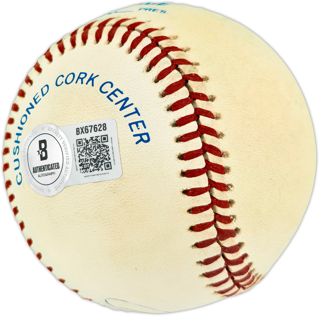 Carl Yastrzemski Autographed Official AL Baseball Boston Red Sox Beckett BAS QR #BX67628