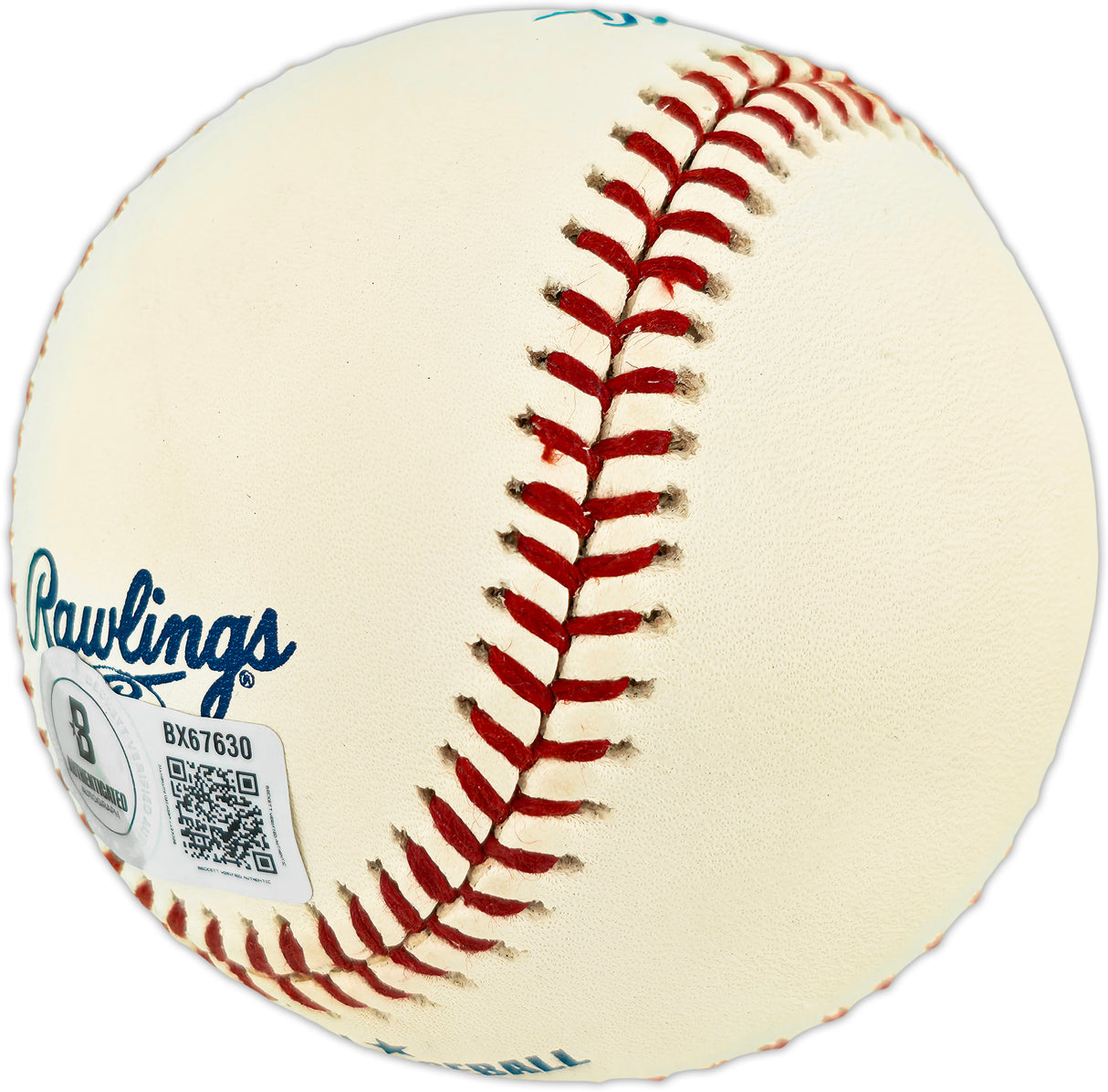 Joe Morgan Autographed Official 2001 Father's Day Logo MLB Baseball Cincinnati Reds Beckett BAS QR #BX67630