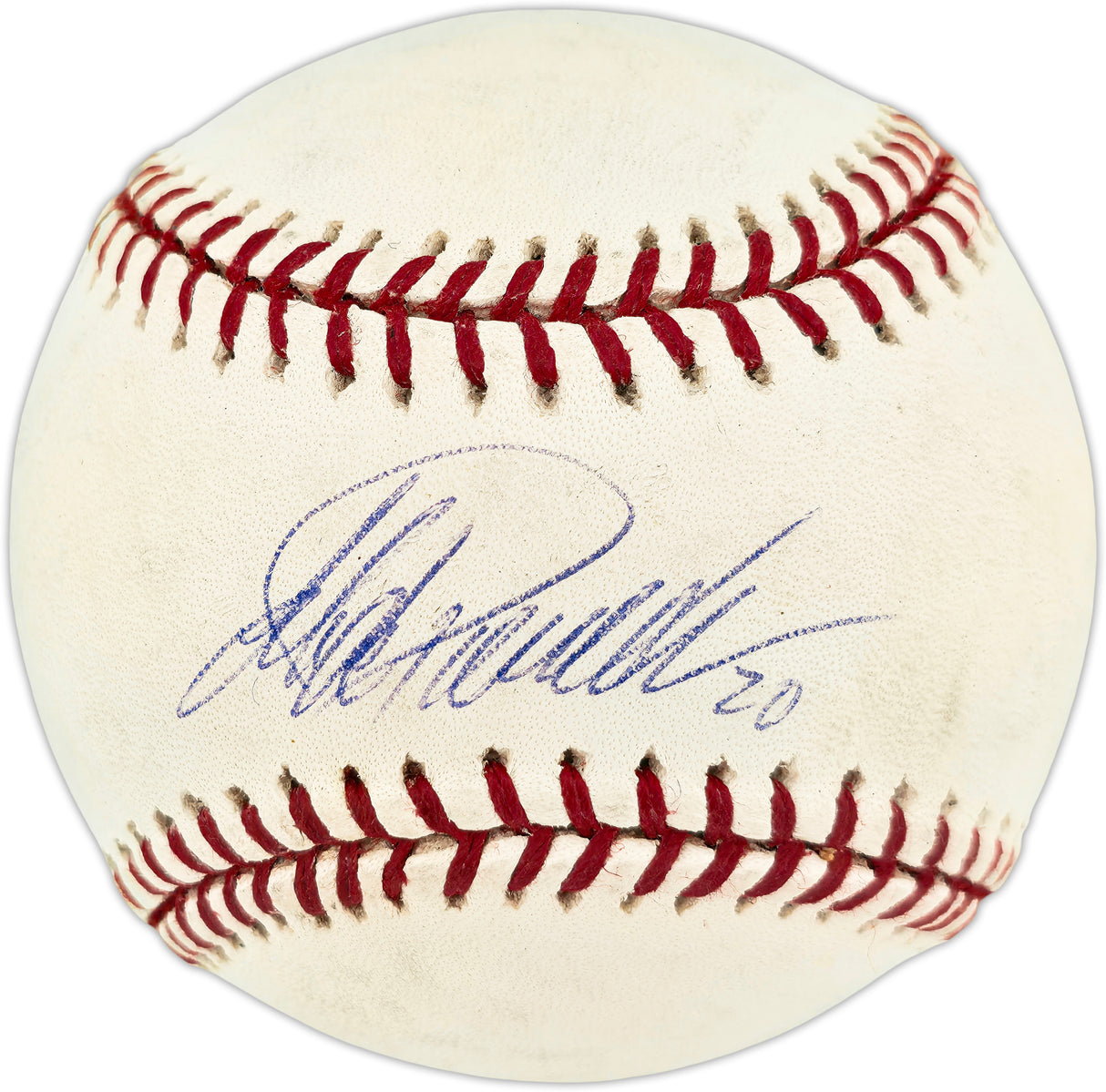 Jorge Posada Autographed Official MLB Baseball New York Yankees Beckett BAS QR #BX67654