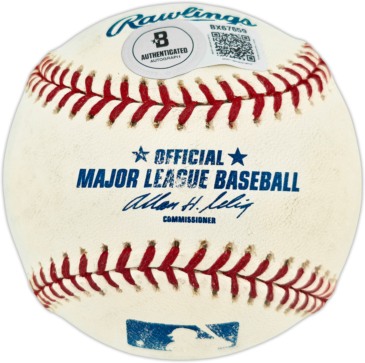 Todd Helton Autographed Official MLB Baseball Colorado Rockies Beckett BAS QR #BX67659