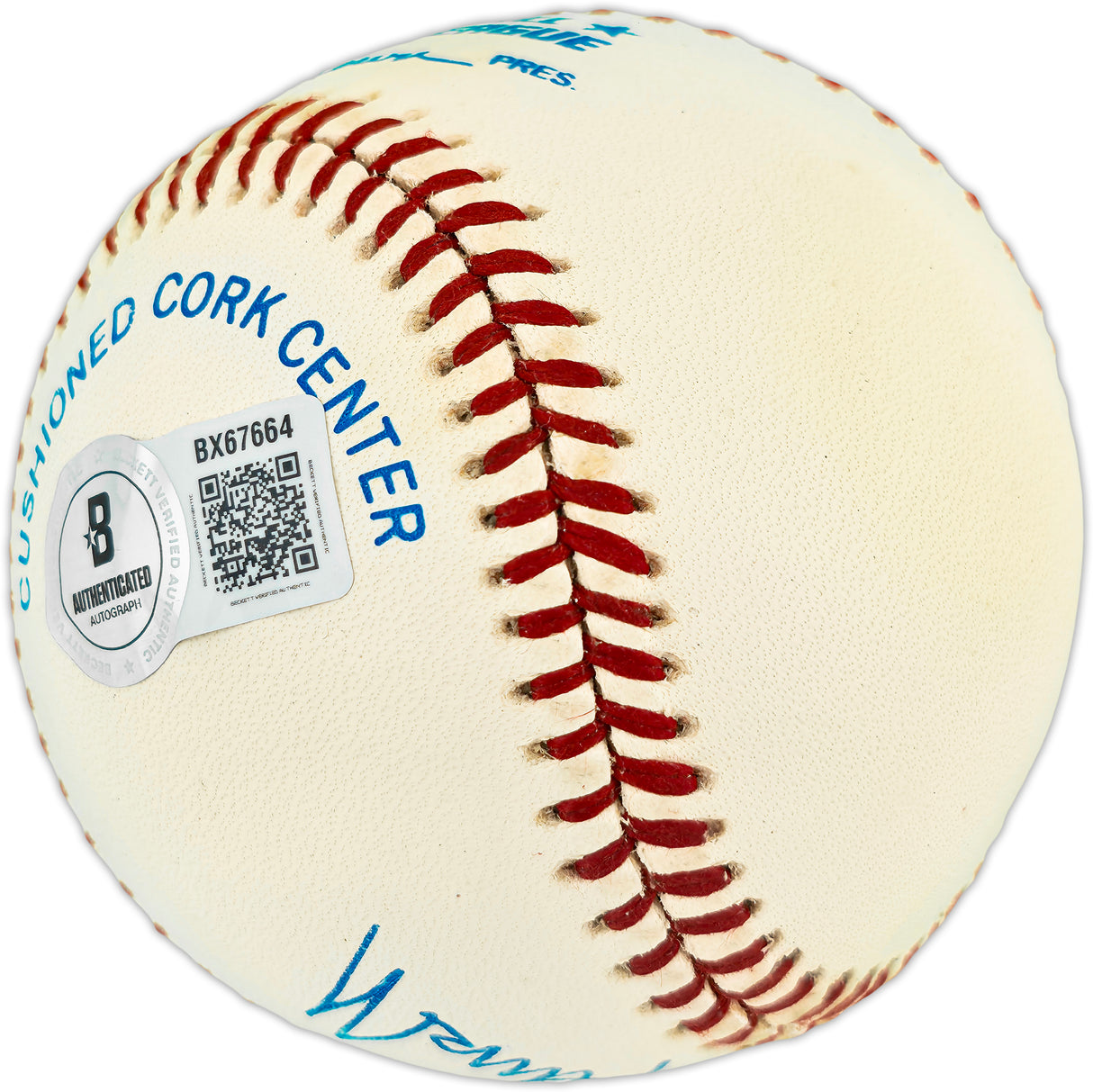 Brooks Robinson Autographed Official AL Baseball Baltimore Orioles Beckett BAS QR #BX67664