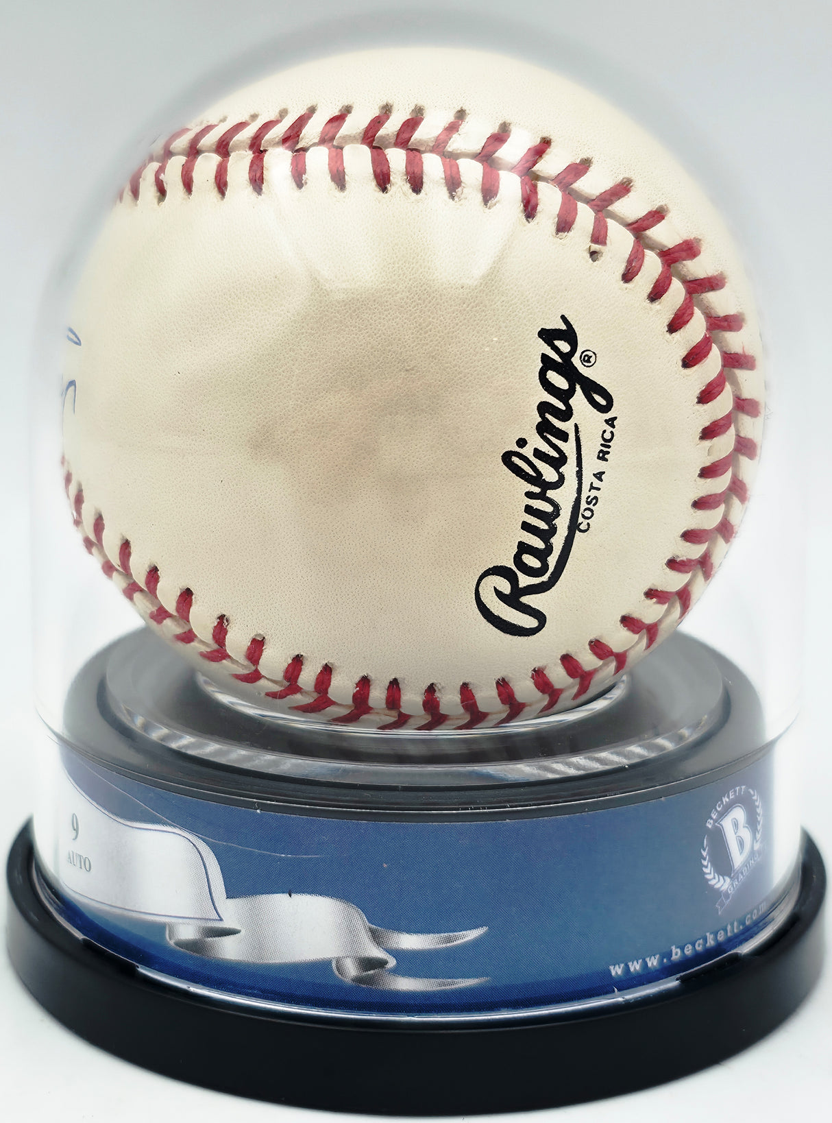 Willie Mays Autographed Official NL Baseball San Francisco Giants Auto Grade Mint 9 Beckett BAS #20779079